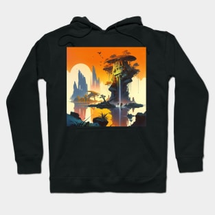 alien planet Hoodie